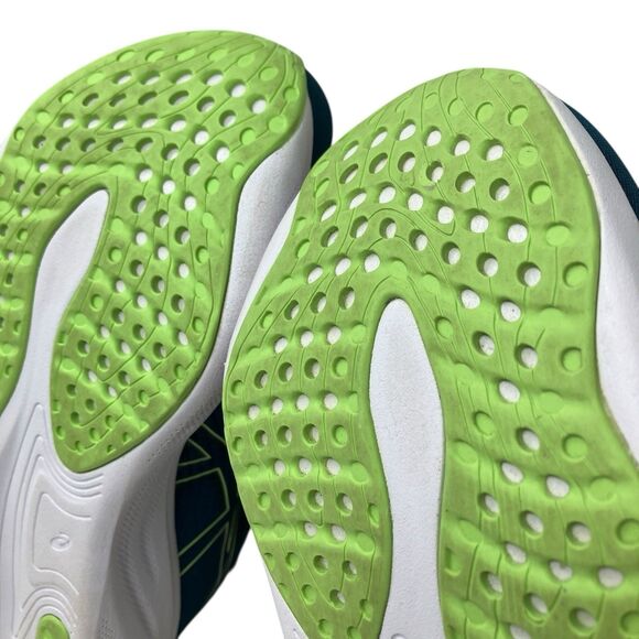 Asics Sporty Blue Sneakers 7.5 Gel Nimbus 25 Running Shoes Green - Picture 9 of 10